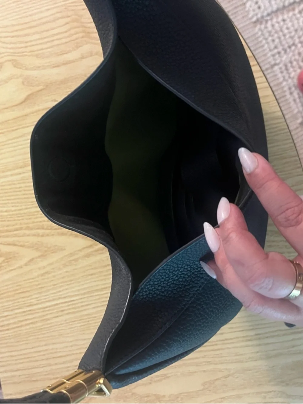 Songmont 4in1 Luna Onyx Leather Medium Cross Body Bag - Picture 3 of 7